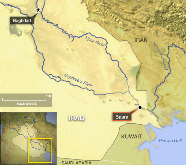 Map: Iraq