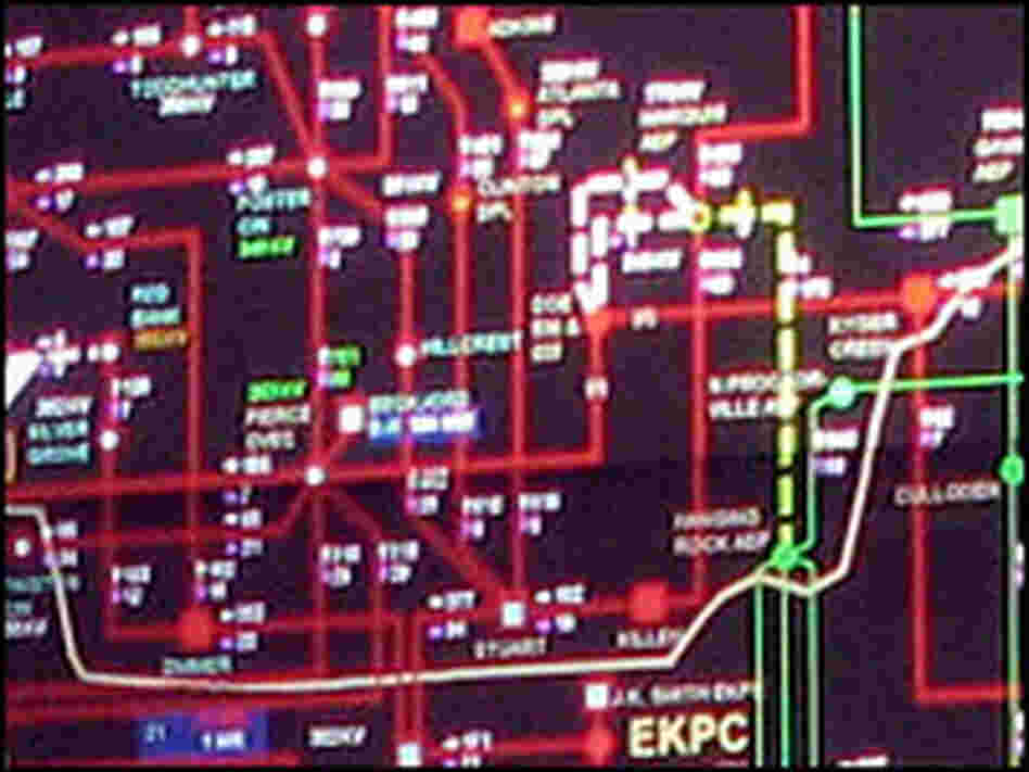 The control room at the Midwest Independent Transmission System Operator