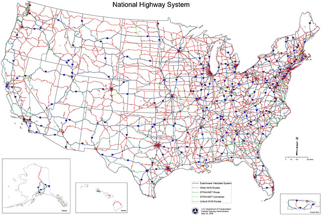 U.S. Highways Map