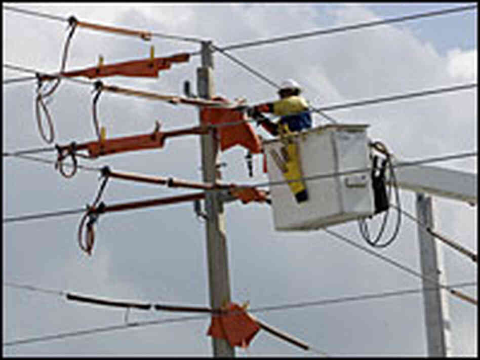 Repairing electrical lines in Florida