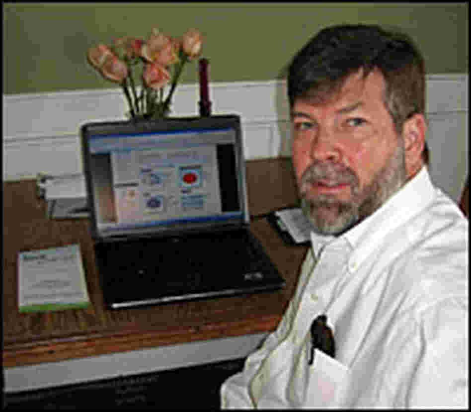 Ray Tuomey with his smart grid monitoring software