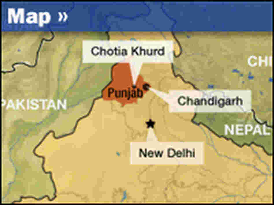 Punjab locator map
