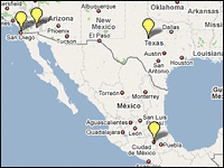 Flu Locator Map Flu Locator Map