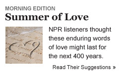 Morning Edition's Summer of Love