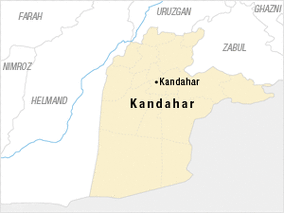 Map of Kandahar, Afghanistan Map of Kandahar, Afghanistan