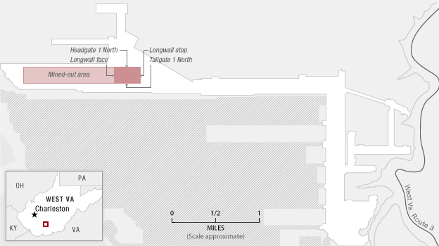 [Interactive:How The Upper Big Branch Blast Happened & Mapping The Loss]