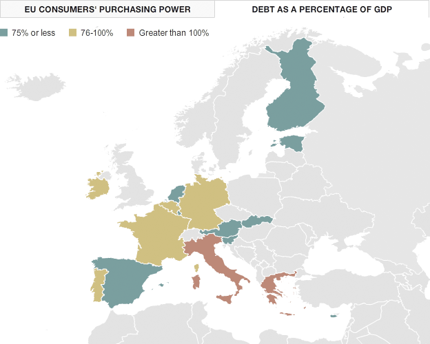 [Interactive:Consumer Power And Government Debt In The European Union]