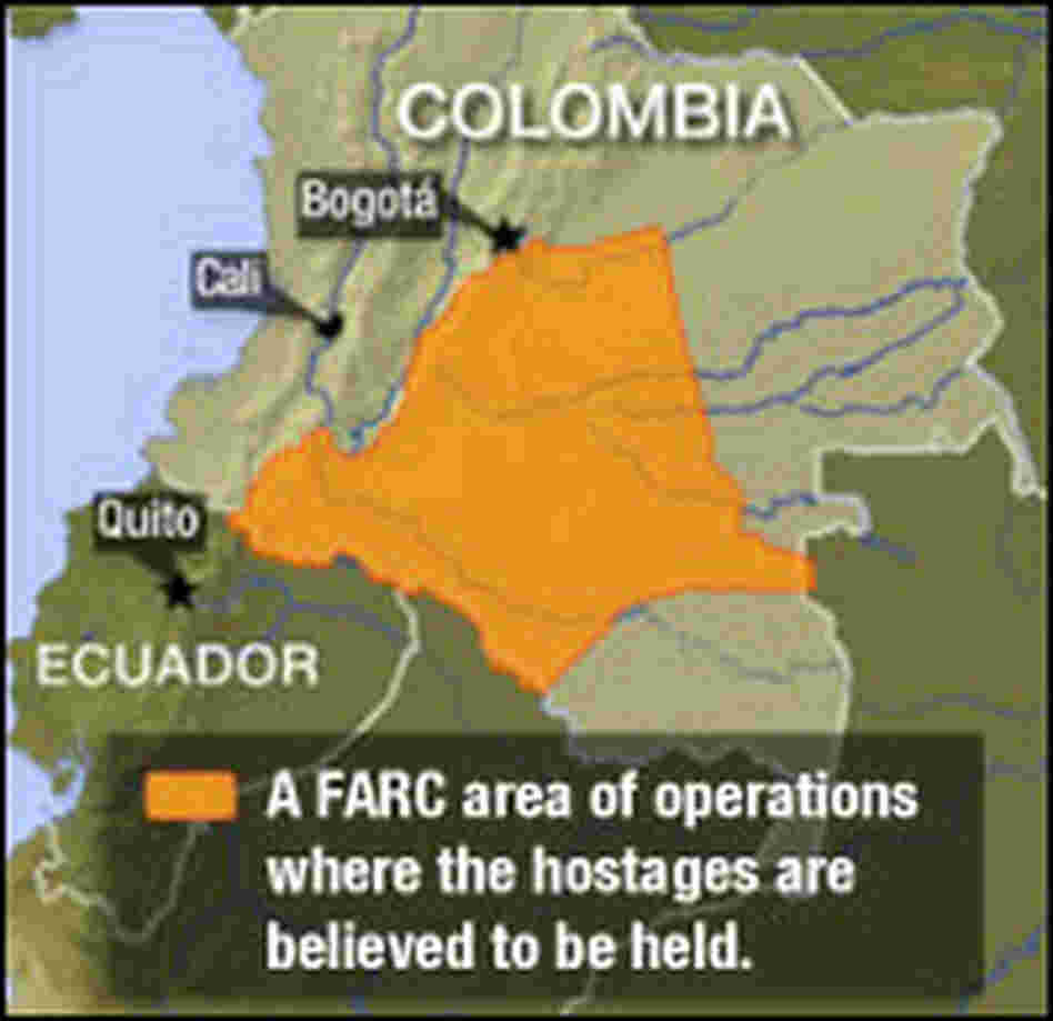 Map of Columbia