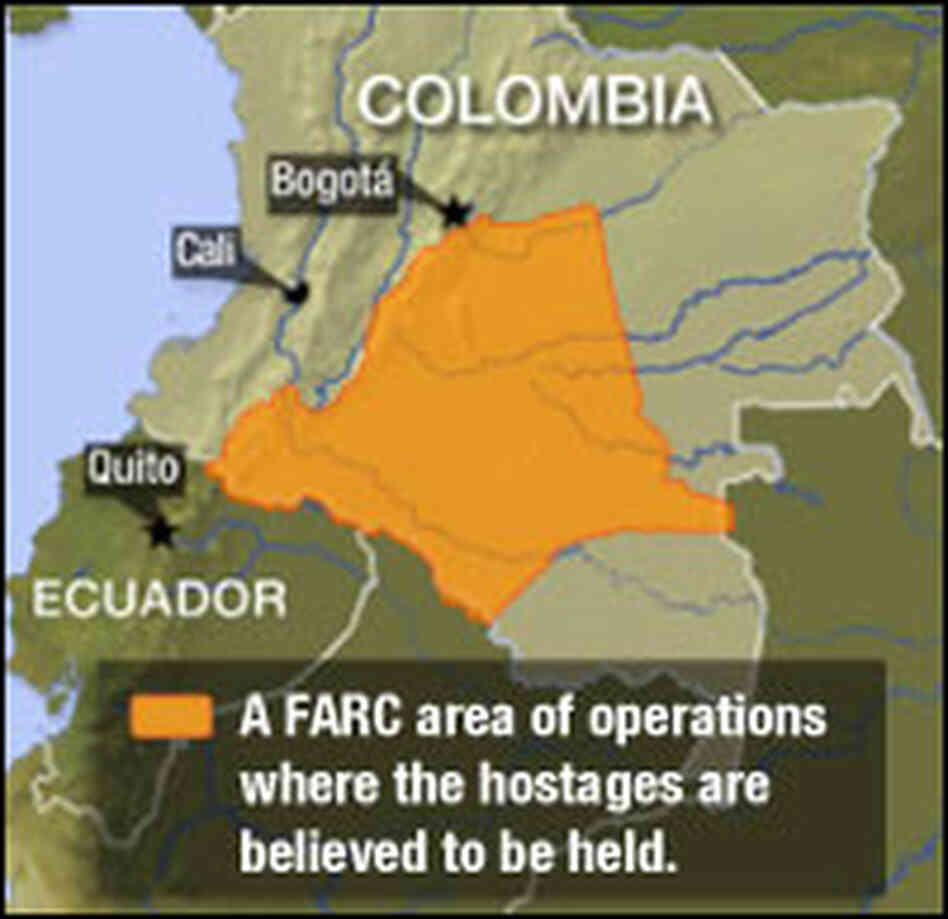 Map of Columbia