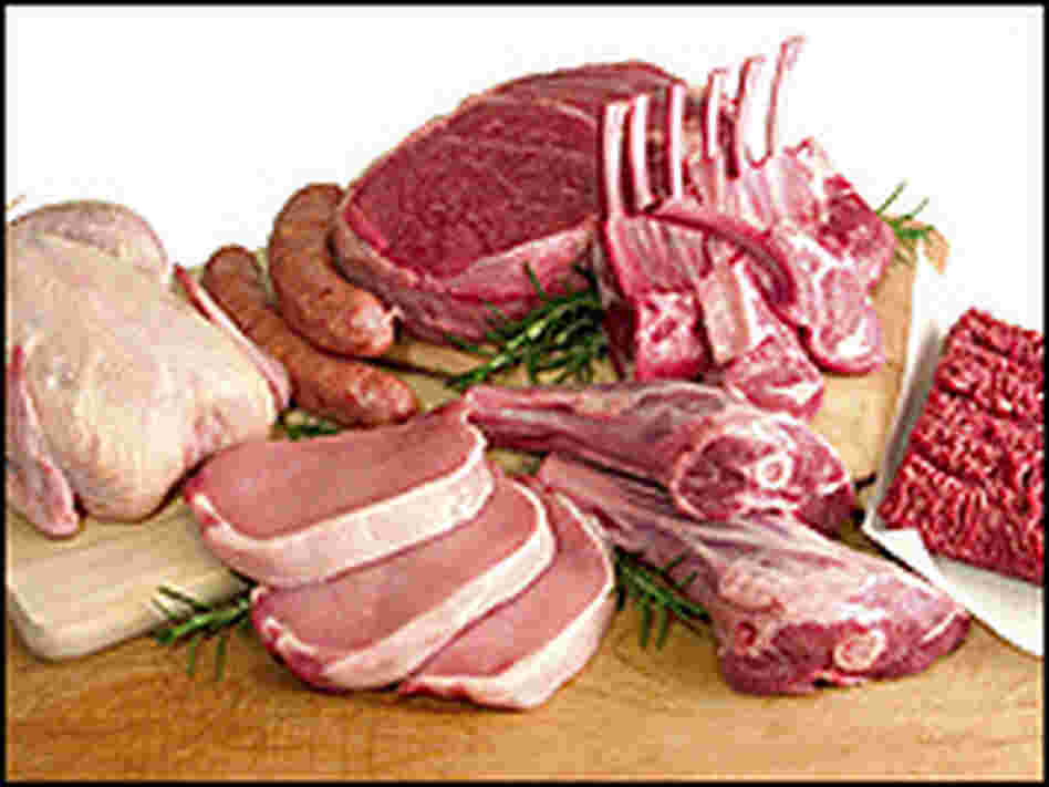 An assortment of meats. An assortment of meats.