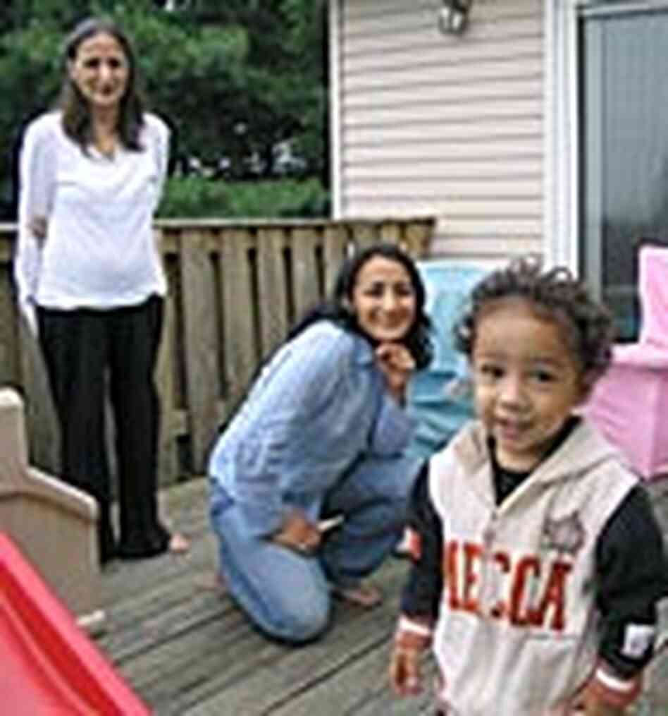 Asra Nomani, her mother, Sajida Nomani and son, Shibli Asra Nomani, her mother, Sajida Nomani and son, Shibli