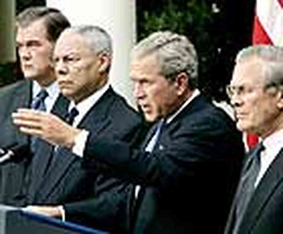 President Bush announces support for a national intelligence director. Credit: Reuters President Bush announces support for a national intelligence director. Credit: Reuters