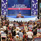 Sen. John McCain addresses the 2004 Republican National Convention. Credit: Reuters Sen. John McCain addresses the 2004 Republican National Convention. Credit: Reuters