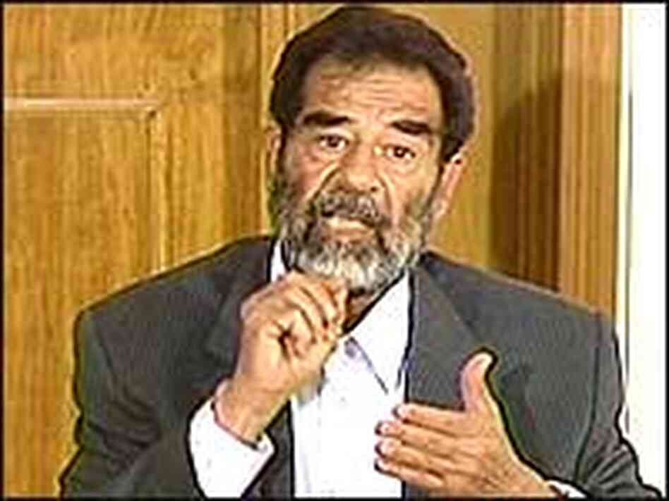 Saddam in court Saddam in court