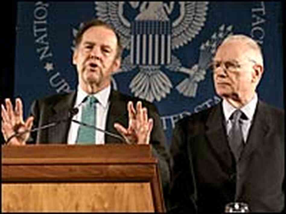 Sept. 11 commission Chairman Thomas Kean and Vice Chairman Lee Hamilton Sept. 11 commission Chairman Thomas Kean and Vice Chairman Lee Hamilton