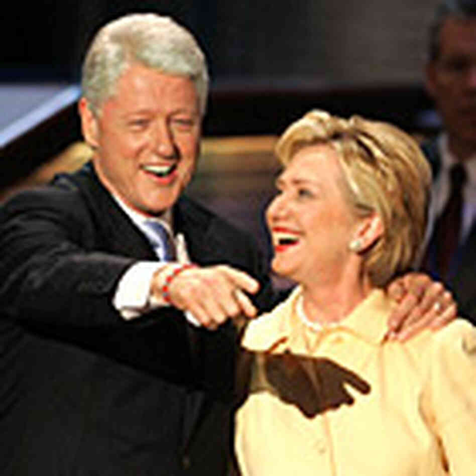 Sen. Hillary Rodham Clinton stands with her husband, former President Bill Clinton Sen. Hillary Rodham Clinton stands with her husband, former President Bill Clinton