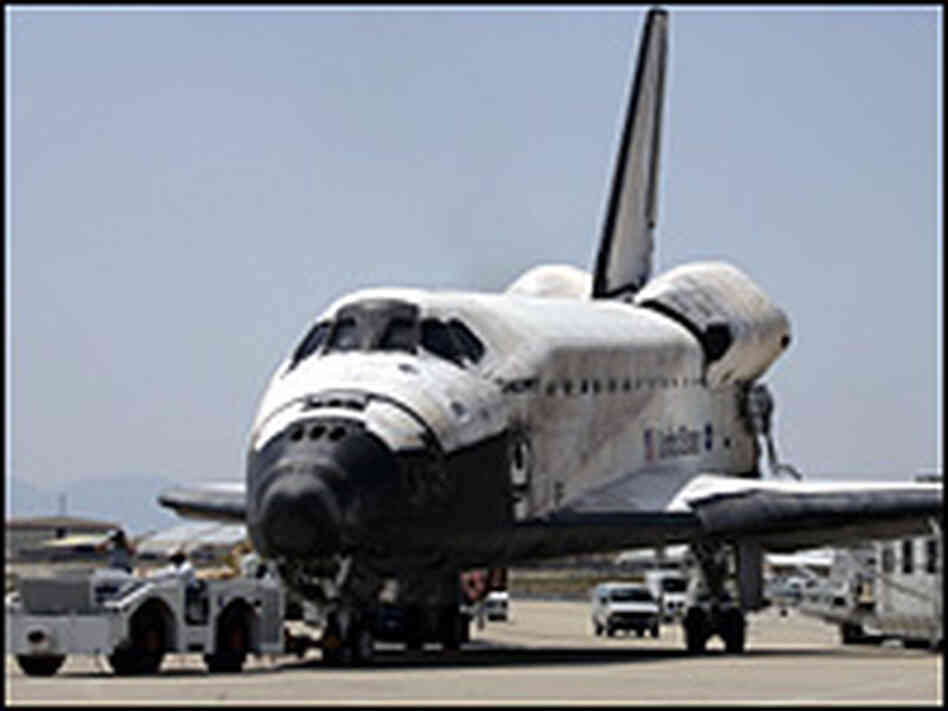 Discovery will now head back to the Kennedy Space Center in Florida. Discovery will now head back to the Kennedy Space Center in Florida.