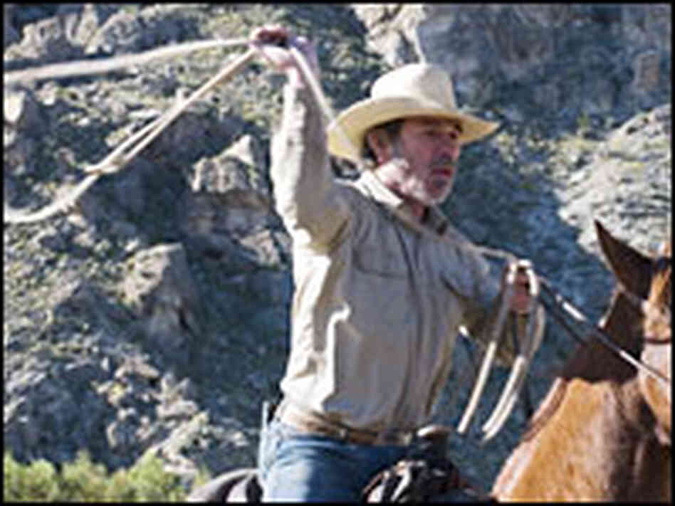 Tommy Lee Jones stars as ranch foreman Pete Perkins. Tommy Lee Jones stars as ranch foreman Pete Perkins.