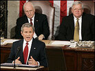 President Bush delivers the State of the Union address