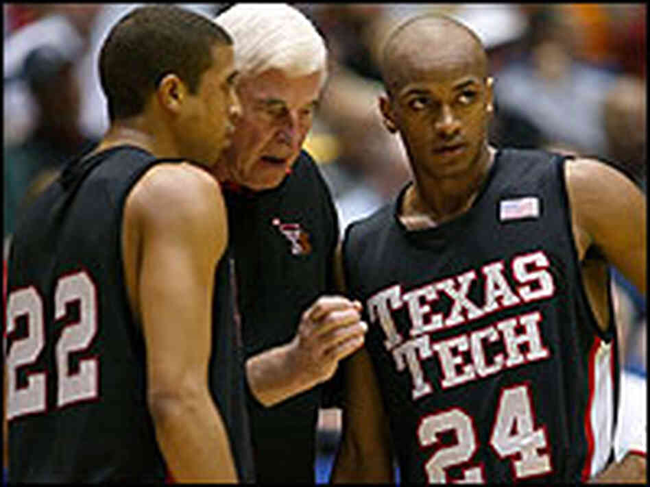 Bob Knight with Jarrious Jackson, Ronald Ross Bob Knight with Jarrious Jackson, Ronald Ross