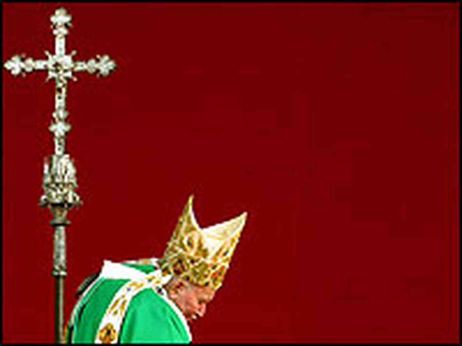A file photograph of Pope John Paul II from 2002. A file photograph of Pope John Paul II from 2002.