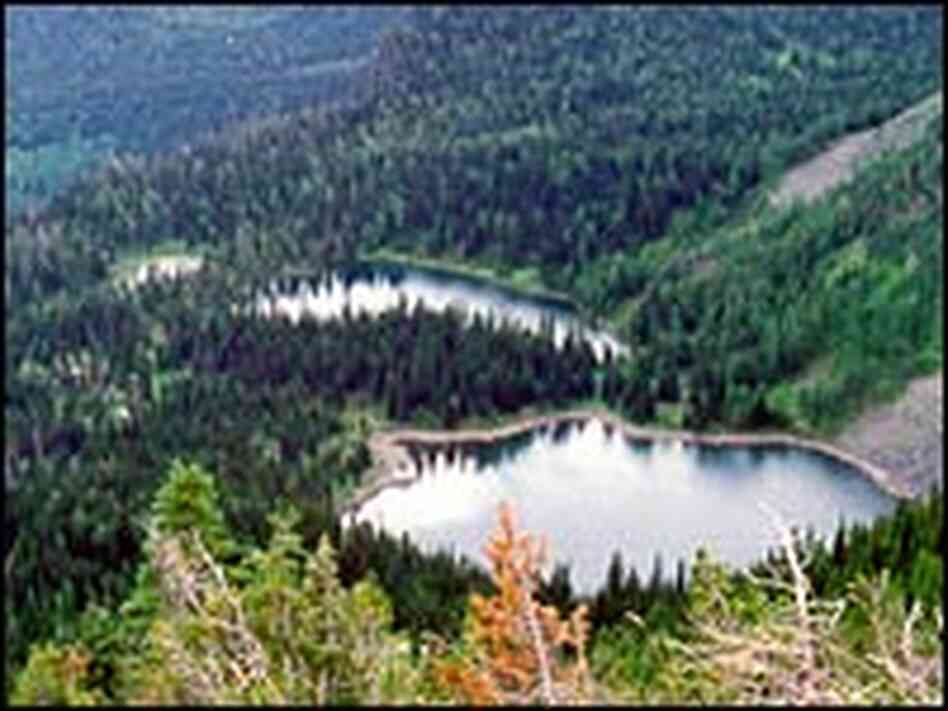 The Ten Lakes roadless area in the Kootenai National Forest in Montana. The Ten Lakes roadless area in the Kootenai National Forest in Montana.