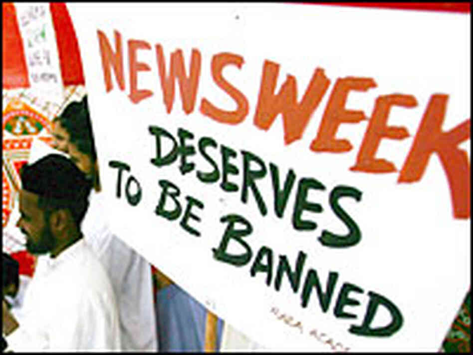 Sign at Anti-U.S. Demonstration in Bombay Sign at Anti-U.S. Demonstration in Bombay