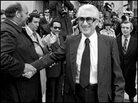 Former FBI official Mark Felt, right, gets well wishes as he leaves federal court in 1978. Former FBI official Mark Felt, right, gets well wishes as he leaves federal court in 1978.