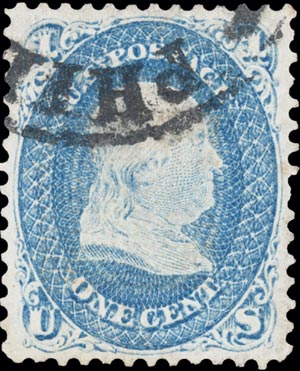 The 1868 1-cent 'Z-grill'