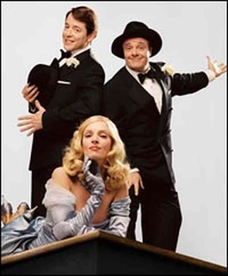Matthew Broderick, Nathan Lane and Uma Thurman in 'The Producers.' Matthew Broderick, Nathan Lane and Uma Thurman in 'The Producers.'