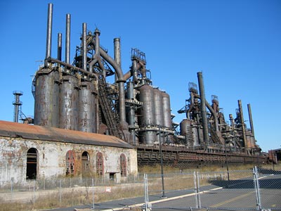 Bethlehem Steel blast furnaces