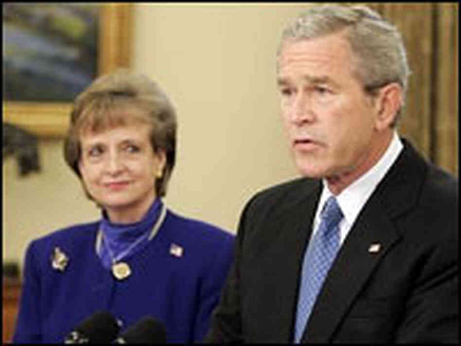 President Bush and Harriet Miers President Bush and Harriet Miers