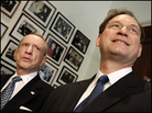 Senate Judiciary Committee Chairman Arlen Specter (R-PA) welcomed Samuel Alito. Senate Judiciary Committee Chairman Arlen Specter (R-PA) welcomed Samuel Alito.