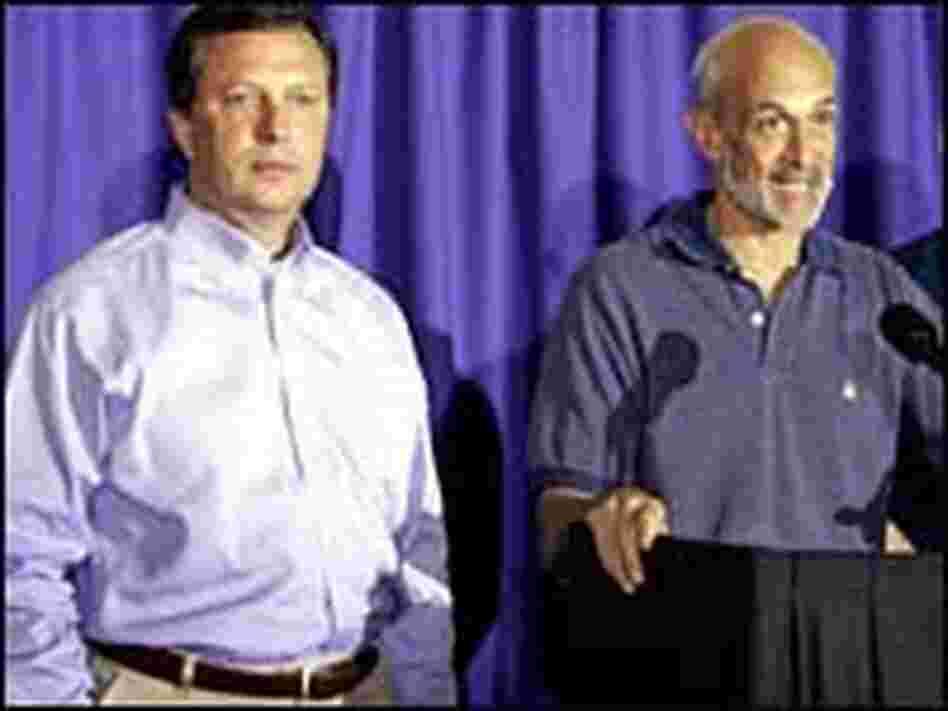 Homeland Security Secretary Michael Chertoff and Michael Brown Homeland Security Secretary Michael Chertoff and Michael Brown