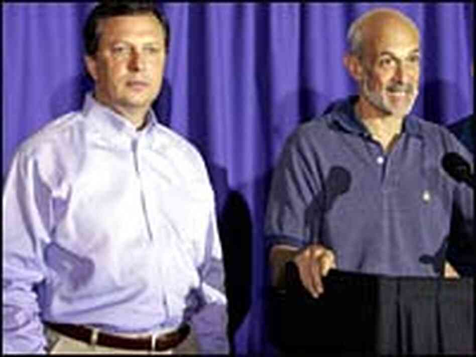 Homeland Security Secretary Michael Chertoff and Michael Brown Homeland Security Secretary Michael Chertoff and Michael Brown