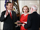 John Roberts is sworn in as chief justice at the White House