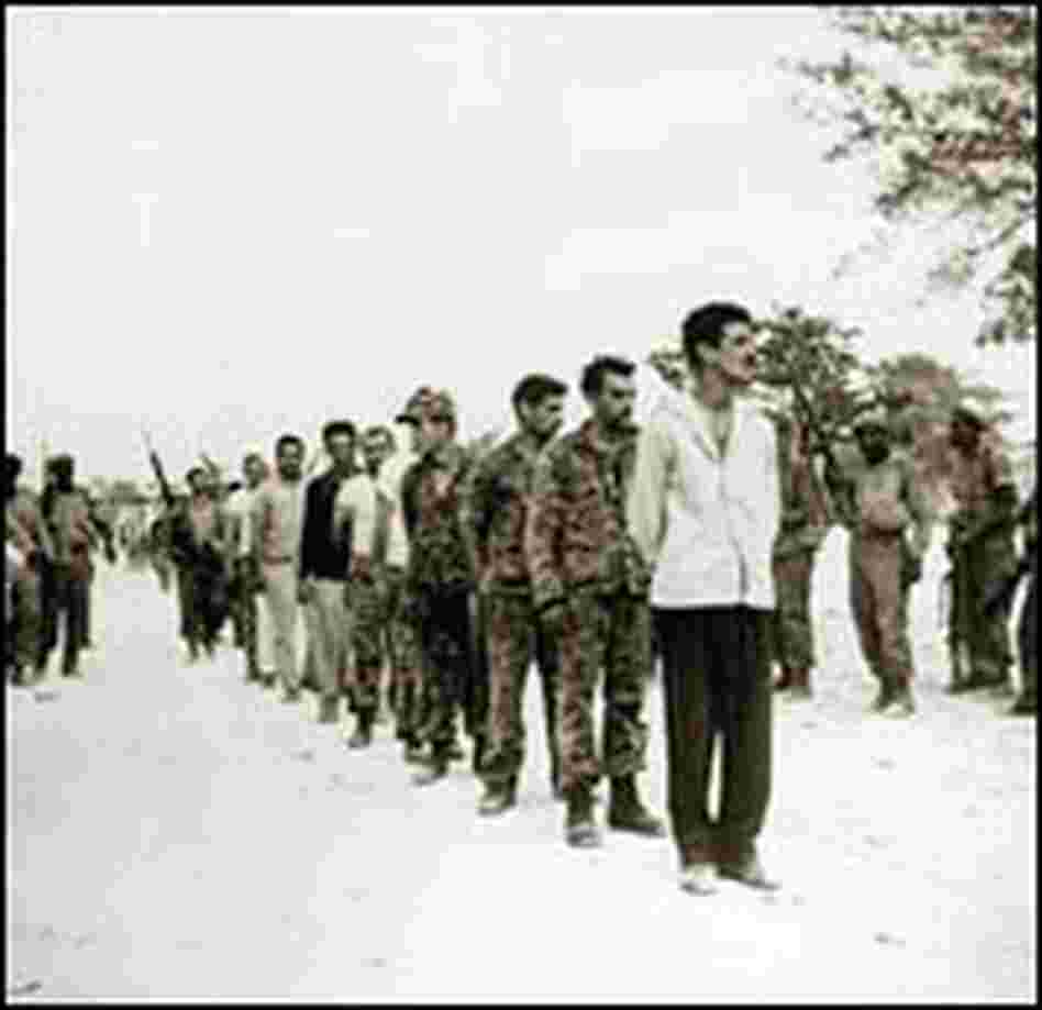 Cuban-held prisoners from the attempted invasion at the Bay of Pigs Cuban-held prisoners from the attempted invasion at the Bay of Pigs