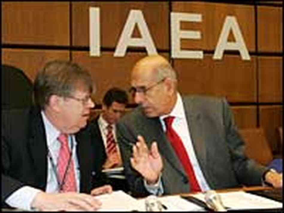 IAEA weapons inspector Olli Heinonen and IAEA Director General Mohammed El Baradei IAEA weapons inspector Olli Heinonen and IAEA Director General Mohammed El Baradei