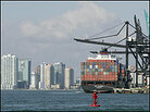 The Port of Miami.