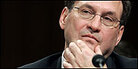 Judge Alito at his Senate confirmation hearings