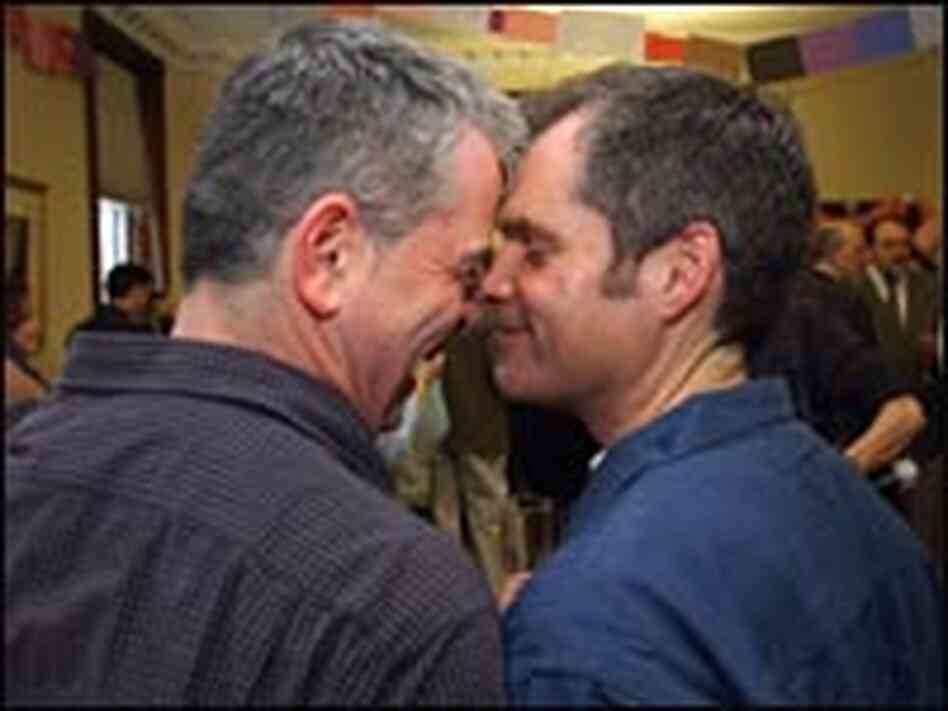 Christopher Johnson (left) and Ken Repp Christopher Johnson (left) and Ken Repp