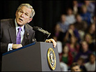 President George Bush at Kansas State University President George Bush at Kansas State University