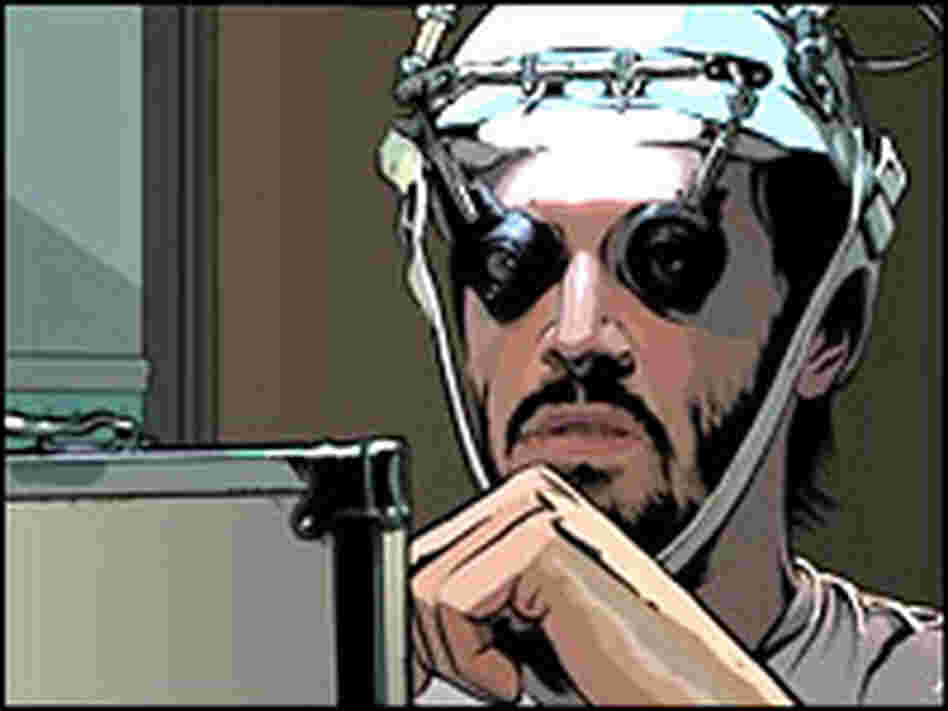 Keanu Reeves in a scene from 'A Scanner Darkly' Keanu Reeves in a scene from 'A Scanner Darkly'
