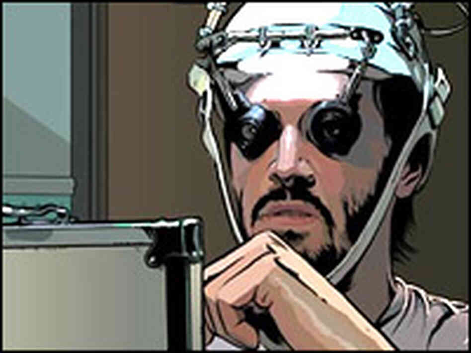 Keanu Reeves in a scene from 'A Scanner Darkly' Keanu Reeves in a scene from 'A Scanner Darkly'