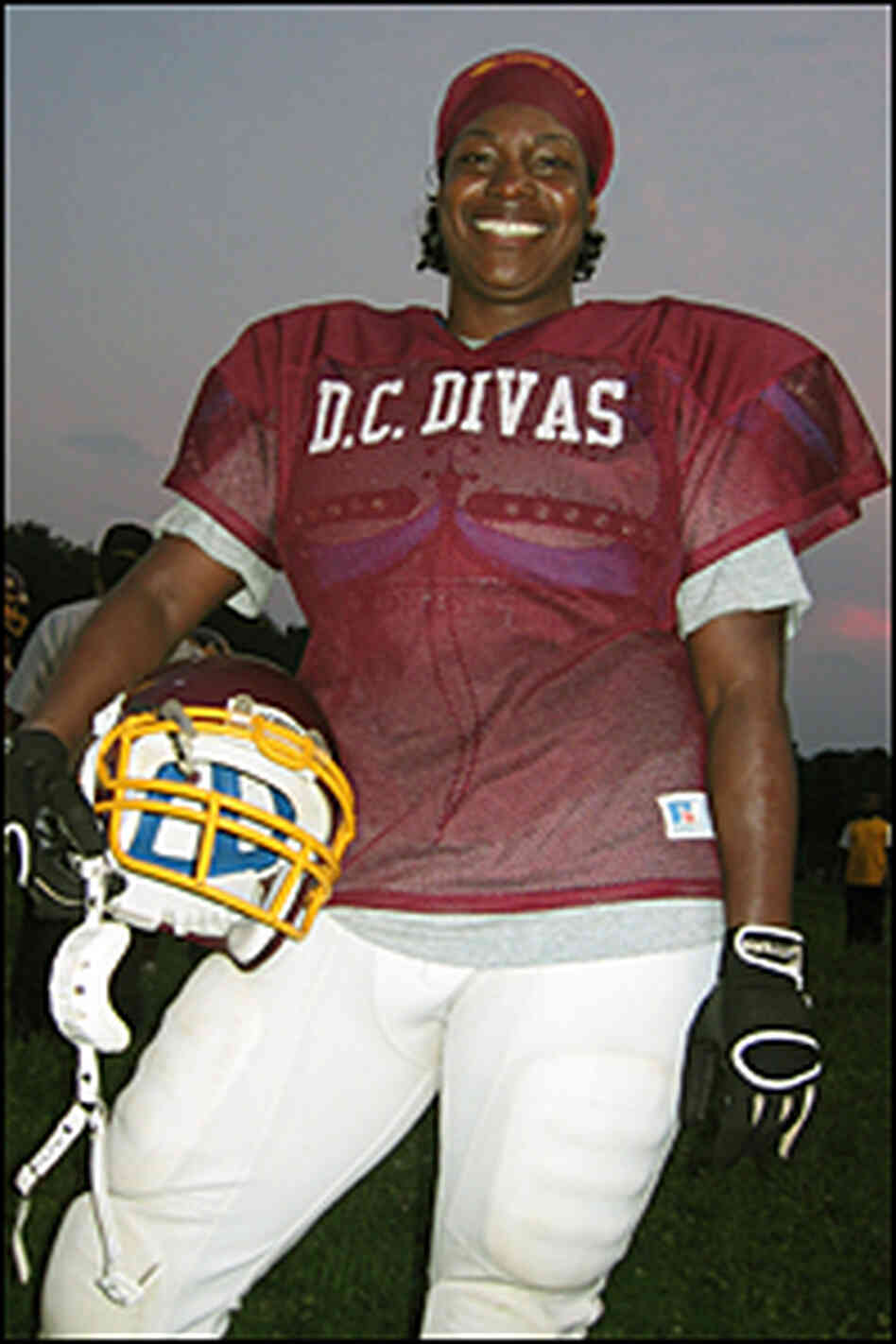Poison Ivy Tillman, D.C. Divas Linebacker Poison Ivy Tillman, D.C. Divas Linebacker
