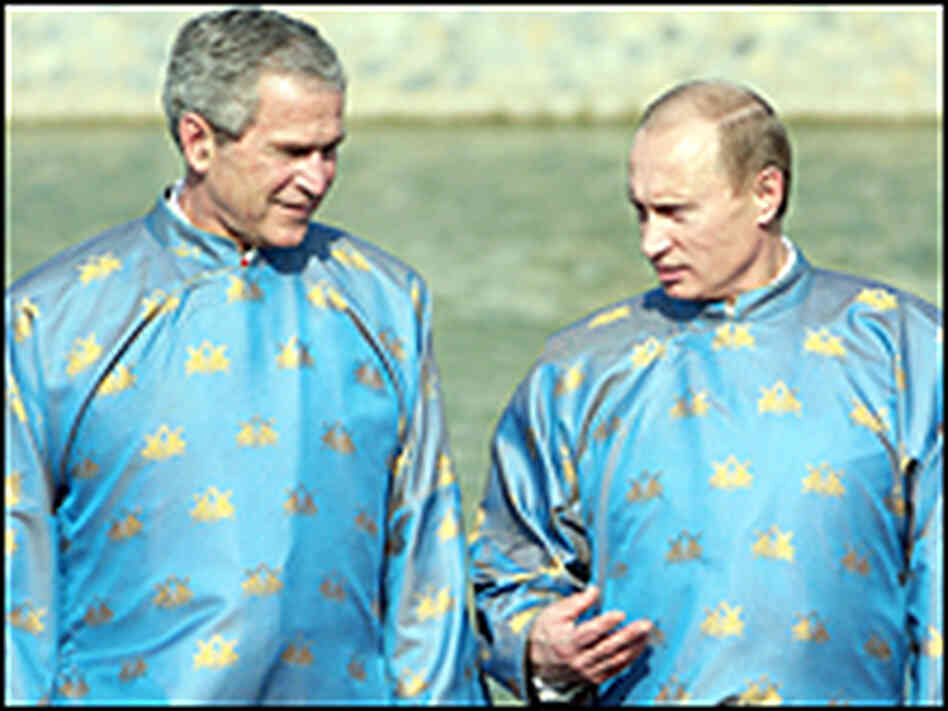 President Bush and Vladimir Putin President Bush and Vladimir Putin