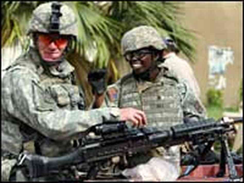 U.S. soldiers man a checkpoint in central Baghdad, Oct. 29, 2006. U.S. soldiers man a checkpoint in central Baghdad, Oct. 29, 2006.