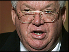 Close up of House Speaker Dennis Hastert at an Oct. 2 news conference on Capitol Hill. Close up of House Speaker Dennis Hastert at an Oct. 2 news conference on Capitol Hill.