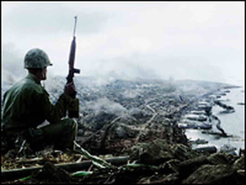 A scene from 'Flags Of Our Fathers'