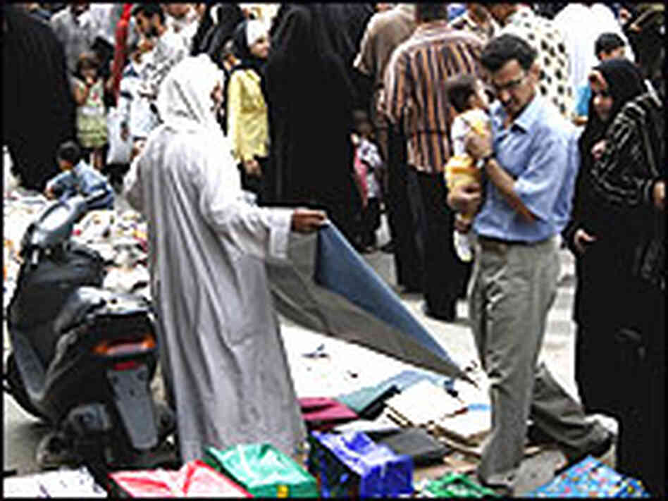 Markets are crowded with shoppers preparing for the holiday's closing feast. Markets are crowded with shoppers preparing for the holiday's closing feast.